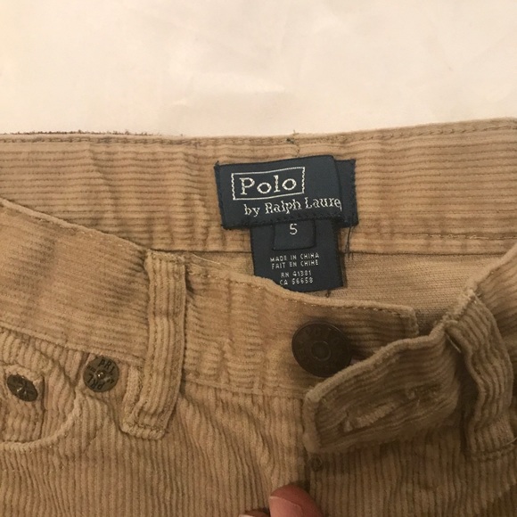 Ready For Fall Polo Flannel Button down and Cords - Picture 3 of 5